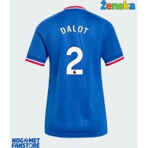Manchester United Diogo Dalot #2 Gostujuci Dres za Ženska 2026-27 Kratak Rukav